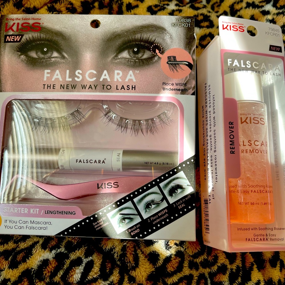 Falscara new way lash starter kit and Falscara remover.